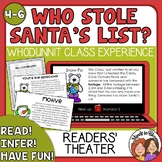 Who Stole Santa's List? Christmas Activities-  MYSTERY Rea