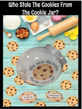 Preview of Who Stole The Cookies From The Cookie Jar? -Editable Group Game/Song