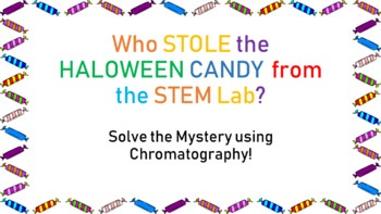 Preview of Who Stole the Candy From the STEM LAB: A Mystery Solved with Chromatography