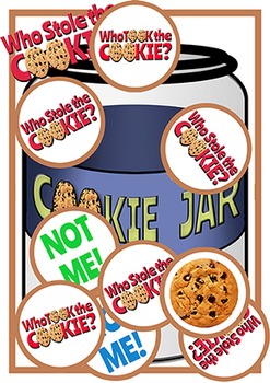 Who Stole The Cookie From The Cookie Jar? Name Game Tags