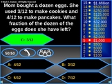 Who Wants to be a Millionaire Math Review Game