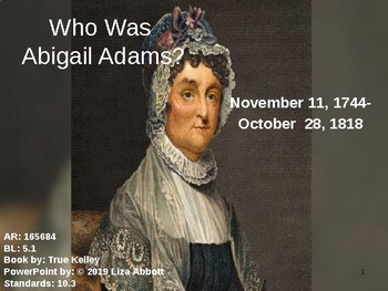 Preview of Who Was Abigail Adams powerpoint