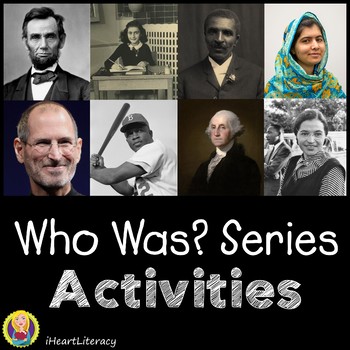 Preview of Who Was Biography Series Activities for Any Book