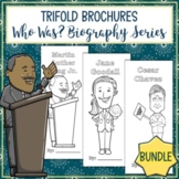 Who Was Biography Series Trifold Brochures Bundle