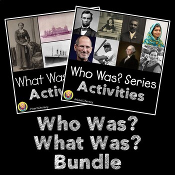 Preview of Who Was Biography and What Was Nonfiction Series Activities for ANY Book Bundle