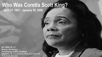 Preview of Who Was Coretta Scott King Powerpoint
