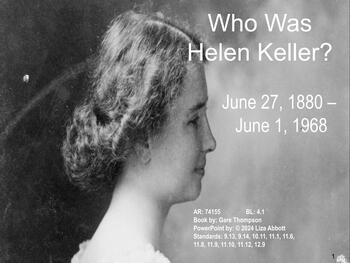 Preview of Who Was Helen Keller Powerpoint