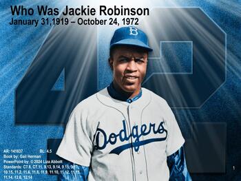 Preview of Who Was Jackie Robinson Powerpoint