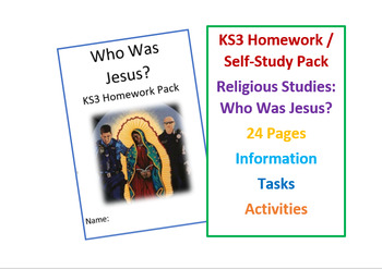 Preview of Who Was Jesus? Inquiry Workbook for Homework and Self-Study