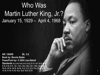 Preview of Who Was Martin Luther King, Jr Powerpoint
