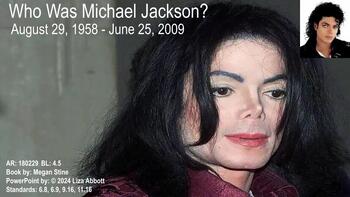 Preview of Who Was Michael Jackson Powerpoint