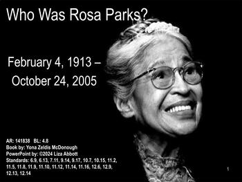 Preview of Who Was Rosa Parks PowerPoint