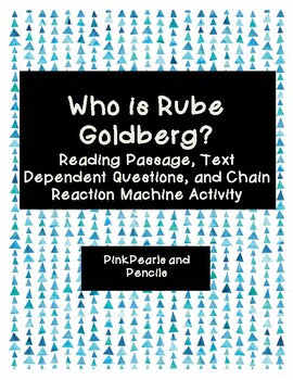 Preview of Who Was Rube Goldberg Reading, Questions, and STEM Activity