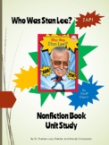 Who Was Stan Lee Nonfiction Book Unit Study