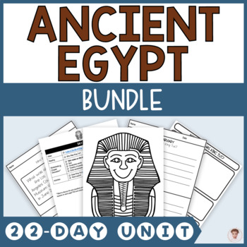 Preview of Who Was...? Where Are...? Ancient Egypt BUNDLE | 22-Day NO PREP Unit Study