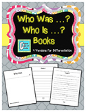 All About Me Student Books | Biography or Autobiography Templates