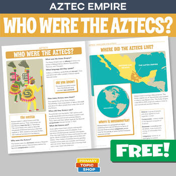 Preview of Who Were The Aztecs? FREE
