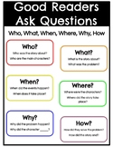 Who, What, When, Where, Why, How Anchor Chart & Worksheet 