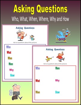 Preview of Who, What, When, Where, Why, How Questions