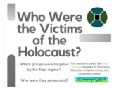 Who, What, Where, When:  Victims of the Holocaust