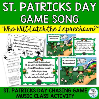 Preview of St. Patrick's Day Game Song "Who Will Catch the Leprechaun?" Movement Game