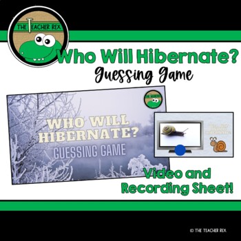 Preview of Who Will Hibernate? - Guessing Game (video and recording sheet)