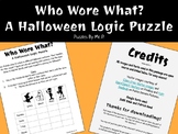 Who Wore What? Halloween Logic Grid Puzzle!