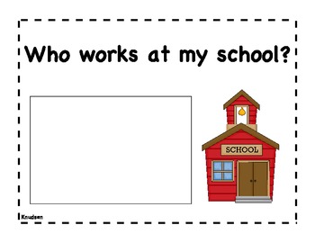 Who Works at my School by Miss Joanie | TPT