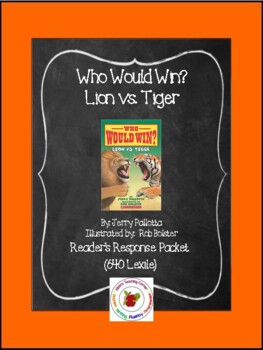 Preview of Who Would Win? Lion vs. Tiger