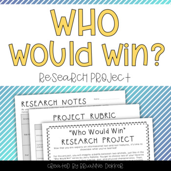 Preview of Who Would Win Research Project