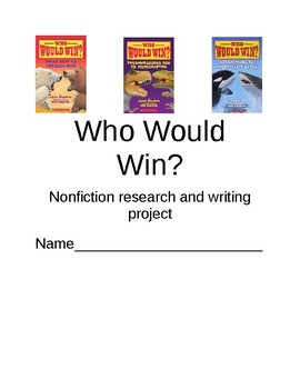 Preview of Who Would Win? Research project