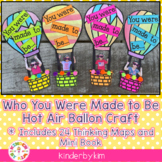 Who You Were Made To Be Hot Air Balloon Craft and Bonus Pages