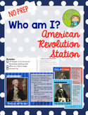 Who am I? American Revolution Trading Card set