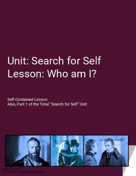 Preview of Lesson Plan Who am I? An Exploration of The Self with Les Miserables