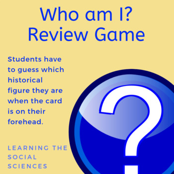 Preview of Who am I?  Middle Ages Review Activity Game
