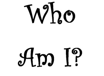 Preview of Who am I? Open House Project