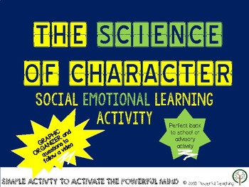 Preview of Who am I ? The Science of Character, A Social Emotional Learning Activity
