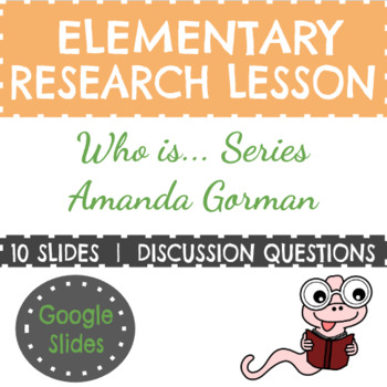 Preview of Who is...Amanda Gorman (Google Slides version)