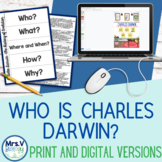 Who is Charles Darwin? Evolution Gallery Walk Notes Activity