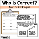 Who is Correct? - Area of Rectangles