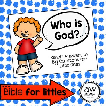 Preview of Who is God? - A Simple Book about God for Toddlers & Preschool