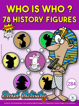 Preview of Who is Who ?. 78 History Figures. The BIG Packet. Color/BW version