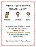 Who is Your Favorite School Helper? A Common Core Integrated Unit