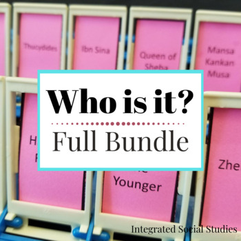 Preview of Who is it? Full Bundle