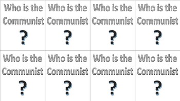 Preview of Who is the Communist?