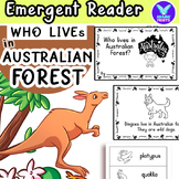 Who lives in Australian Forest - Emergent Reader Fun Fact 