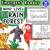 Who lives in the Rainforest - Emergent Reader Fun Fact All