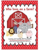 Who lives on a farm? Pocket Chart Activity