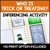 Halloween Speech Therapy Inferencing Activity - Printable 