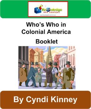 Preview of Who's Who in Colonial America Booklet 